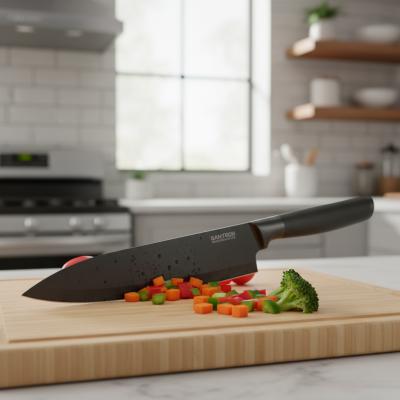 Faca Santoku Antiaderente: Cortes Perfeitos!